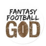 fantasy football god stickers