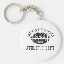 Fantasy football keychain