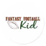 Fantasy Football Kid stickers