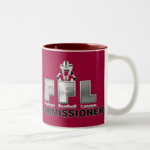 Fantasy Football League Commissioner Coffee Mug