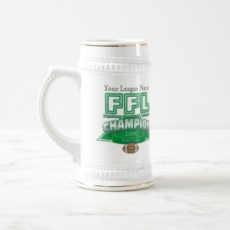 Fantasy Football League Trophy - Customized Mugs