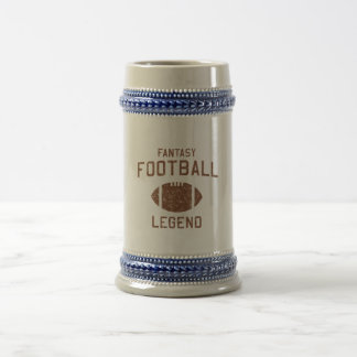 Fantasy Football Legend 18 Oz Beer Stein  fantasy football beer stein