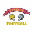 Fantasy Football Logo embroidered shirts by ZazzleEmbroidery Fantasy Football Logo embroidered shirts