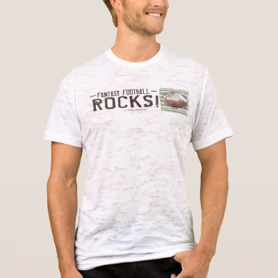 Fantasy Football Rocks! T-Shirt by fantasyfootball