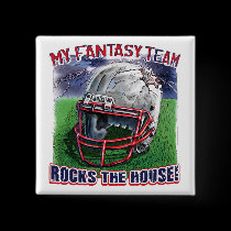 Fantasy Football Rocks the House Gear buttons