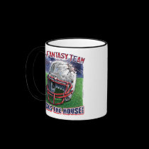 Fantasy Football Rocks the House Gear mugs