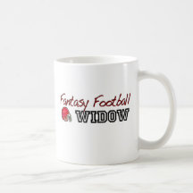 Fantasy Football Widow Coffee Mugs