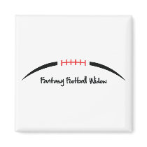 Fantasy Football Widow magnets
