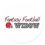 Fantasy Football Widow stickers