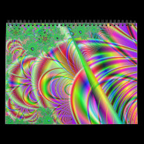 Fantasy Fractal Designs Calendar. Customize!
