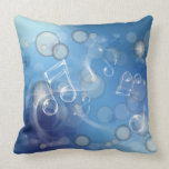 Fantasy Glass Music Notes American MoJo Pillow