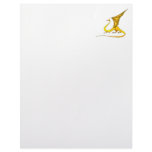 Fantasy Golden Dragon Letterhead Design