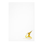 Fantasy Golden Dragon Stationery