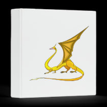 Fantasy Golden Dragon binders
