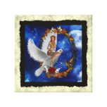 Fantasy Gothic Nymph on Dove Gallery Wrapped Canvas