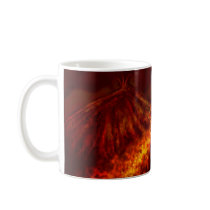 Fantasy Great Red Dragon Breathing Fire Mug