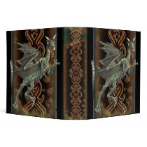 Fantasy Green Dragon 2" Avery Binder