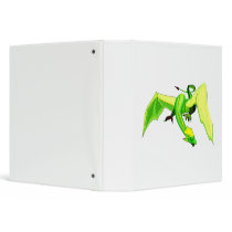 Fantasy Green Dragon Binders