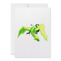 Fantasy Green Dragon Invite