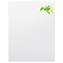 Fantasy Green Dragon Customized Letterhead