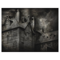 Fantasy - Haunted - It was a dark and stormy night Flyers