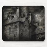 Fantasy - Haunted - It was a dark and stormy night Mouse Pad