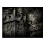 Fantasy - Haunted - It was a dark and stormy night Post Card