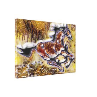 Fantasy Horse2 Stretched Canvas Print