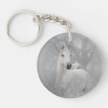 Fantasy Horse Key Chain Round Acrylic Key Chains