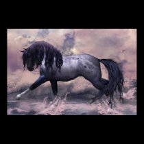 Fantasy Horse Poster "Dark Waters" posters