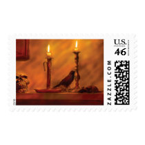 Fantasy - In a Wizard's House postage by suburbanscenes Fantasy - In a Wizard's House postage