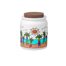 FANTASY ISLAND CANDY DISHES