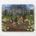 Fantasy, keepers of the faith, fairy Avalon guards mousepads