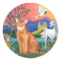 Fantasy Land - Abyssinian (red) Stickers