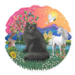 Fantasy Land (ff) - Persian cat (black) Sticker