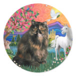 Fantasy Land (ff) - Persian Tortie cat 18 Stickers