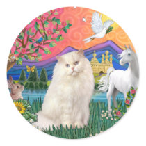 Fantasy Land (ff) - Persian (white) Round Stickers