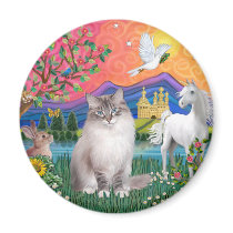 Fantasy Land (ff) - Ragdoll (Lynx Colorpoint) Refrigerator Magnets