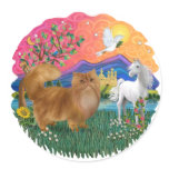Fantasy Land (ff) - red Persian cat Sticker