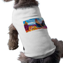 Fantasy Make Believe Chickens and Candy Corn Dog Tshirt