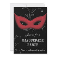 Fantasy Masquerade party Invitation invitation