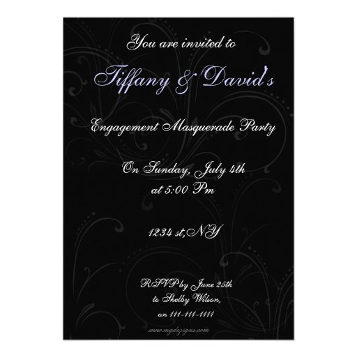 Fantasy Masquerade party Invitation