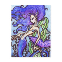 Fantasy Mermaid Postcard by ElfWitch Fantasy Mermaid Postcard