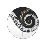 Fantasy Piano Music Lovers Wall 

Clock
