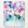 Fantasy Pink Flowers Mousepad