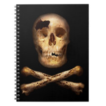 Fantasy - Pirate Flag - I'm a mighty pirate Note Book