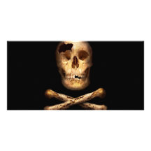 Fantasy - Pirate Flag - I'm a mighty pirate Photo Greeting Card