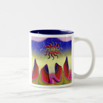 Fantasy planet mug