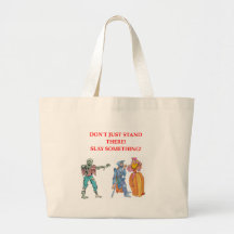 fantasy pun canvas bag