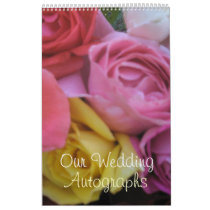 Fantasy Rose Wedding Calendars